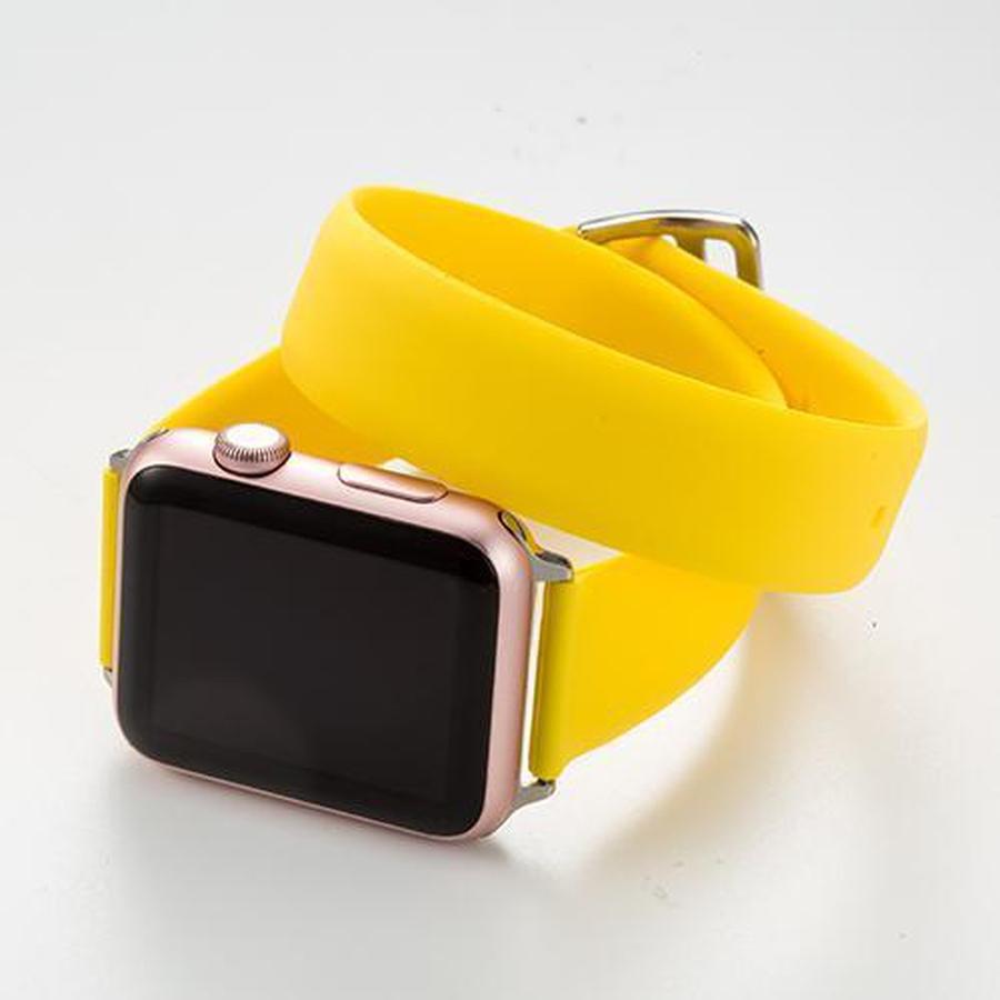 Double Tour Apple Watch Soft Silicone Band yellow / for 42 and 44mm The Ambiguous Otter