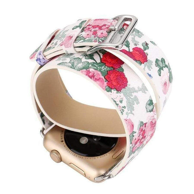 Double Tour Floral Edition Apple Watch Band Morning Dew / 38mm The Ambiguous Otter