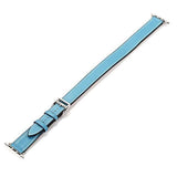 Double Tour Genuine Leather Apple Watch Band blue / 42mm | 44mm The Ambiguous Otter