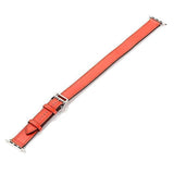 Double Tour Genuine Leather Apple Watch Band orange red / 42mm | 44mm The Ambiguous Otter