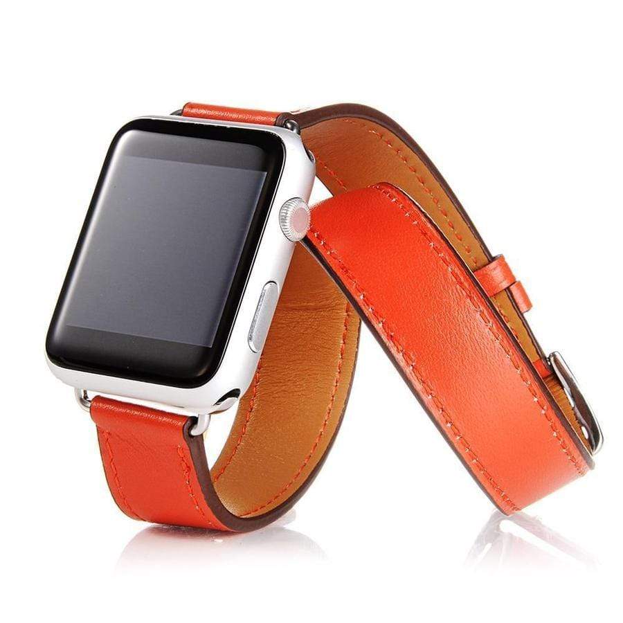 Double Tour Genuine Leather Apple Watch Band The Ambiguous Otter