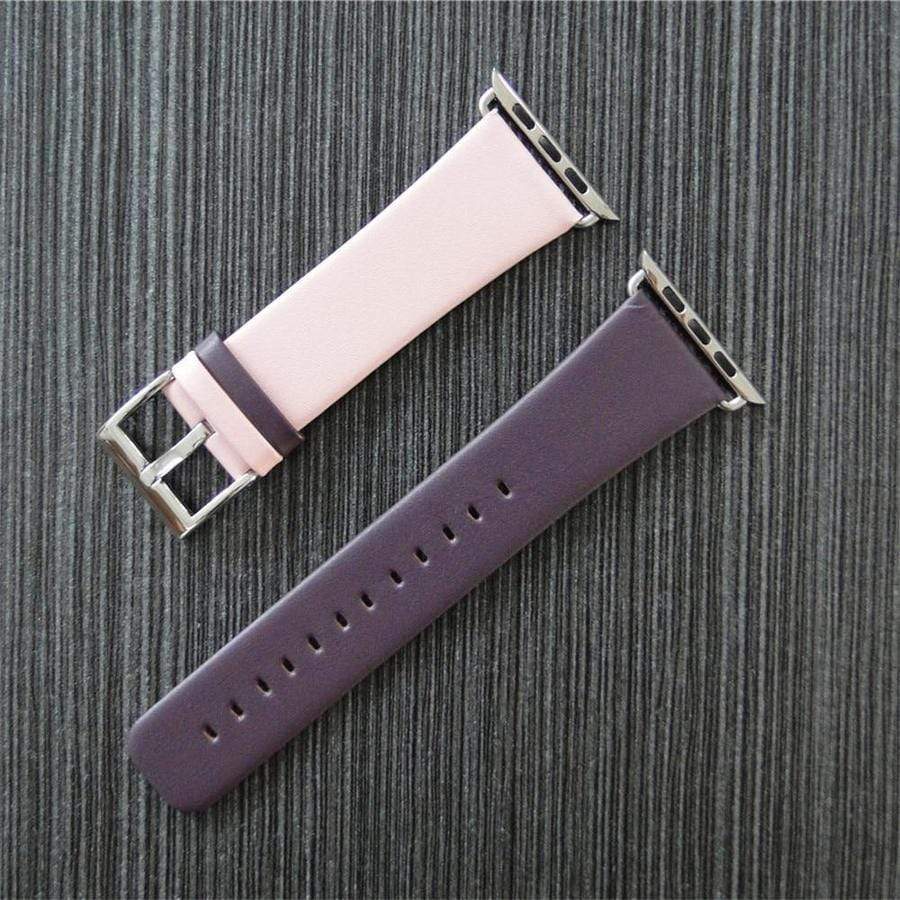 Duo Color Genuine Leather Apple Watch Band | New The Ambiguous Otter