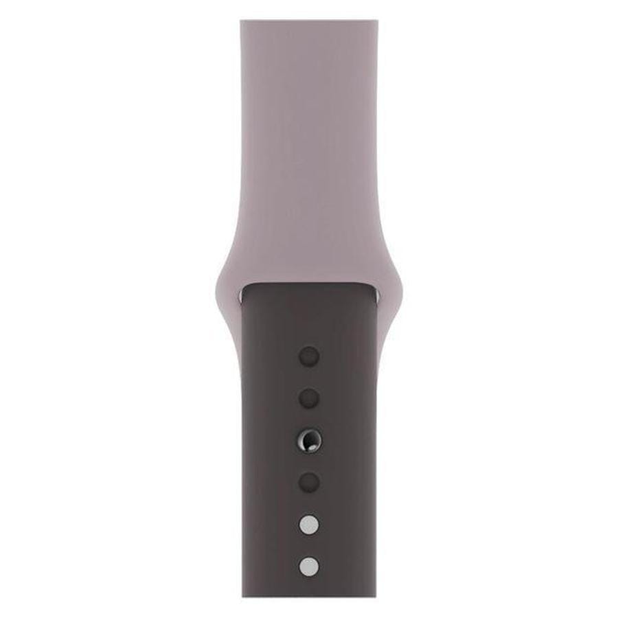 Duo Color Sports Apple Watch Soft Silicone Band Grey Coffee / 38mm The Ambiguous Otter