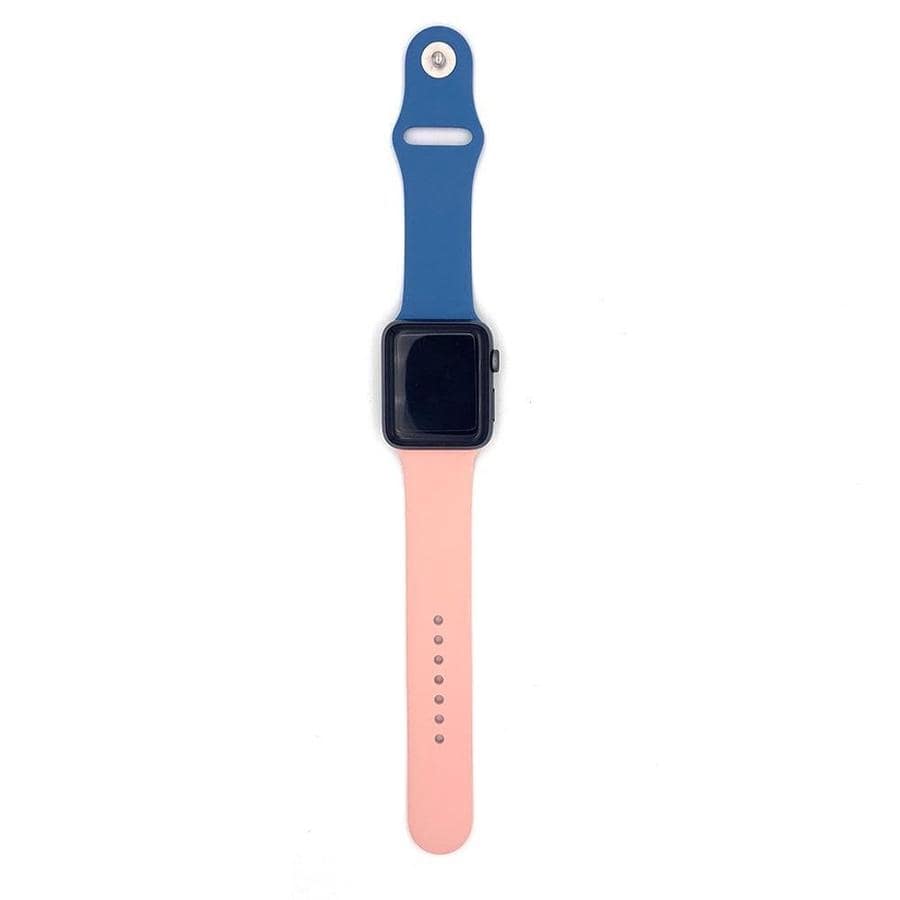 Duo Color Sports Apple Watch Soft Silicone Band The Ambiguous Otter