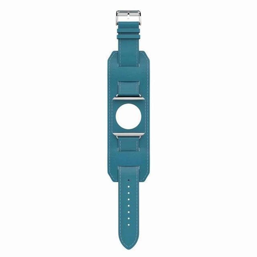 Equestrian Apple Watch Leather Band blue / 38mm The Ambiguous Otter