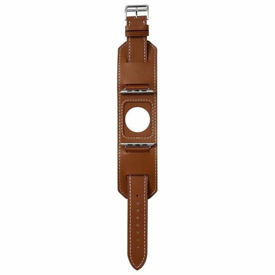 Equestrian Apple Watch Leather Band brown / 38mm The Ambiguous Otter