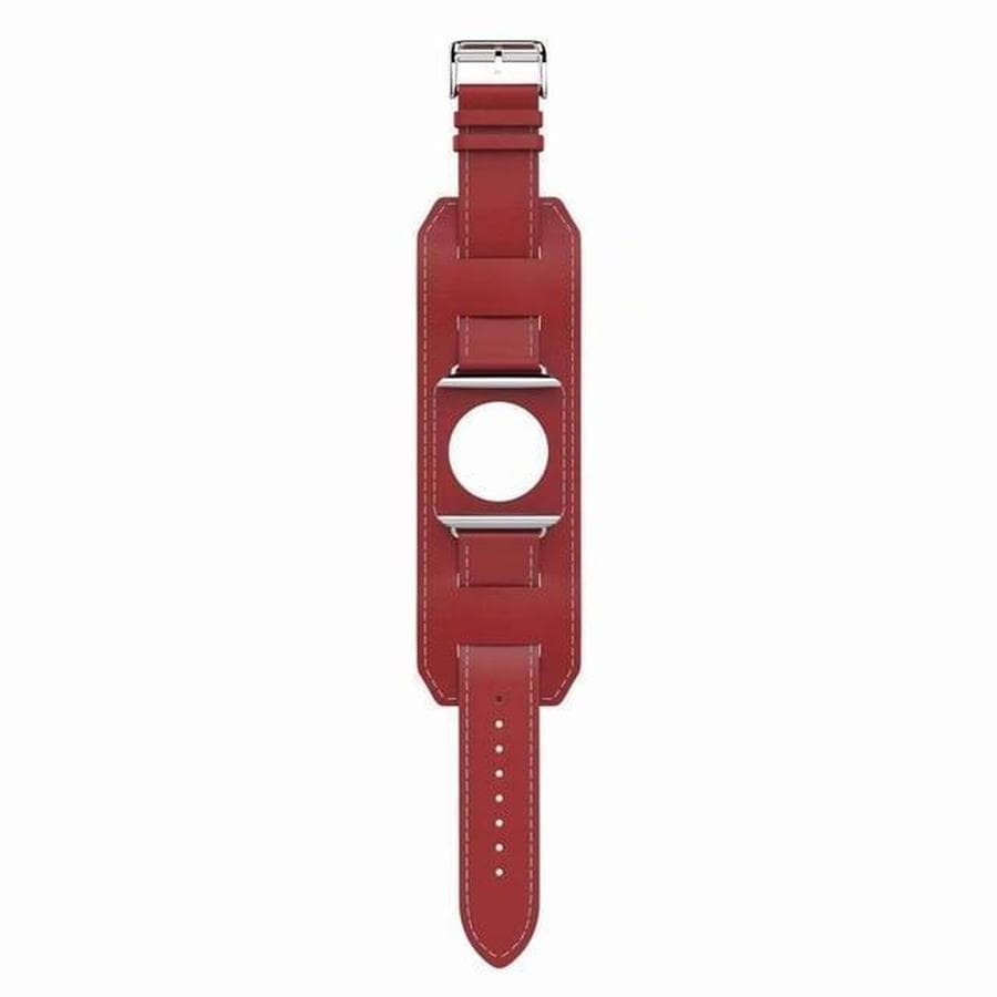 Equestrian Apple Watch Leather Band red / 38mm The Ambiguous Otter
