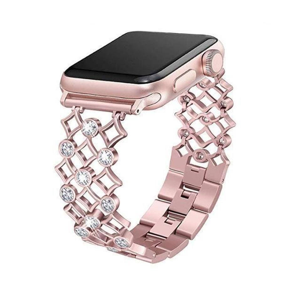 Amazon.com: YOSWAN Multilayer Bracelets Compatible with Apple Watch Band  38mm 40mm 41mm Women, Slim Dressy Metal Fancy Jewelry Bracelet for iWatch  Series 8/7/6/5/4/3/2/1/SE (Silver) : Cell Phones & Accessories