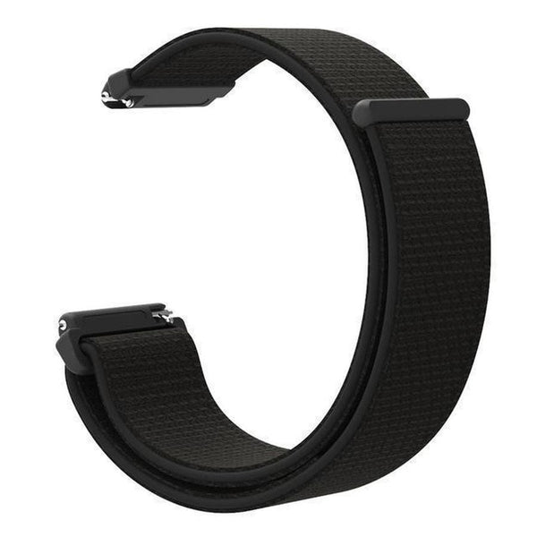 Fitbit Versa Breathable Woven Nylon Band Black Night The Ambiguous Otter