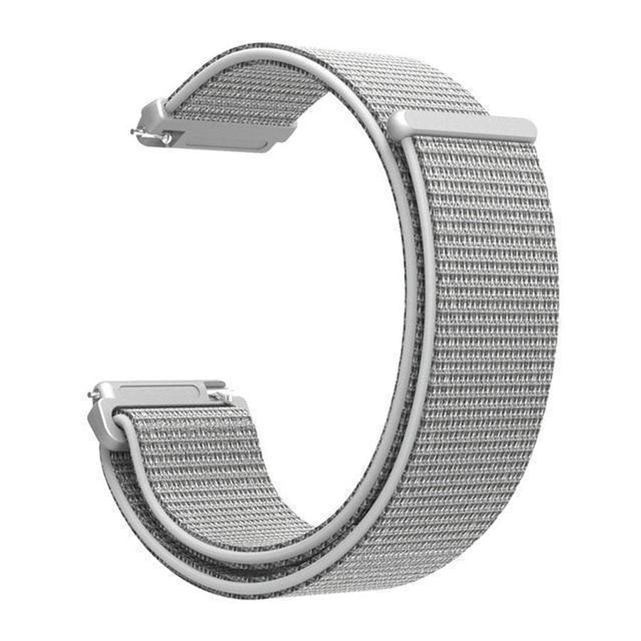 Fitbit Versa Breathable Woven Nylon Band Gray Sky The Ambiguous Otter