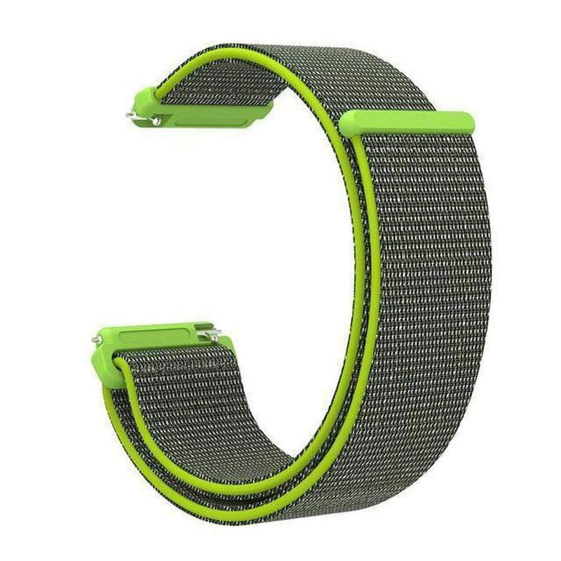 Fitbit Versa Breathable Woven Nylon Band Green Lime The Ambiguous Otter