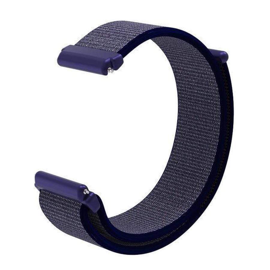 Fitbit Versa Breathable Woven Nylon Band Midnight Blue The Ambiguous Otter