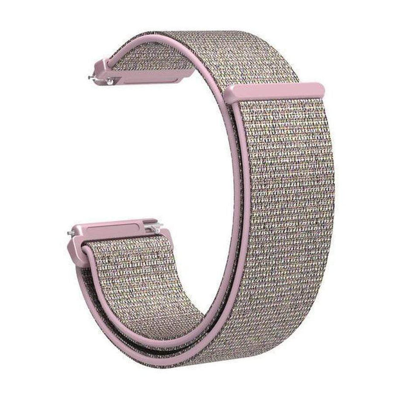 Fitbit Versa Breathable Woven Nylon Band Sandy Pink The Ambiguous Otter