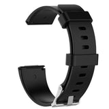 Fitbit Versa Silicone Sport Band Black Stone / S The Ambiguous Otter