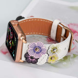 Fleur Ivy Apple Watch Leather Band The Ambiguous Otter