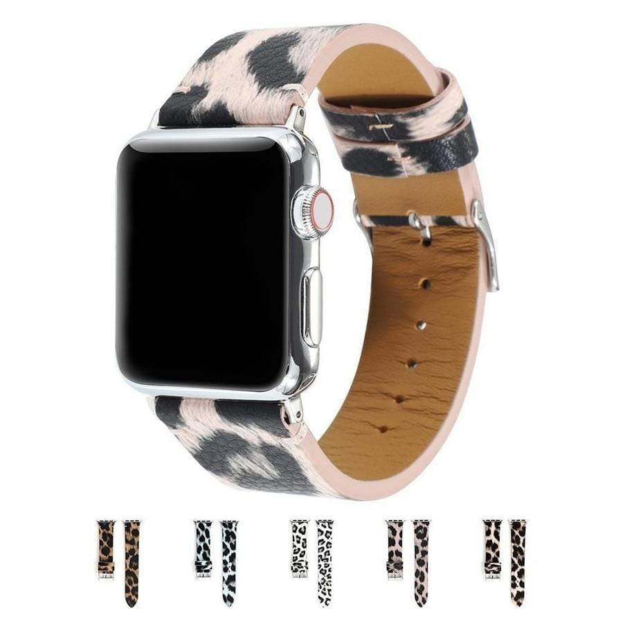 Forest Party Apple Watch Leather Band The Ambiguous Otter