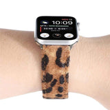 Fuzzy Plush Apple Watch Leather Band The Ambiguous Otter