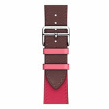 Gelato Apple Watch French Leather Band Strawberry Wine / 44mm The Ambiguous Otter