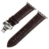 Genuine Italian Leather Apple Watch Band Dark Brown / 38mm The Ambiguous Otter