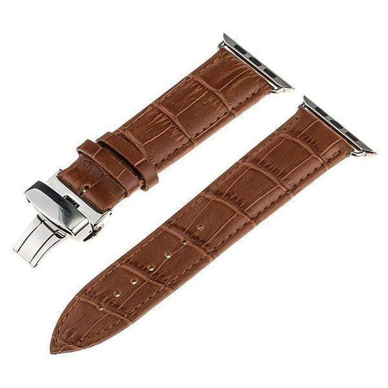 Genuine Italian Leather Apple Watch Band Light Brown / 38mm The Ambiguous Otter