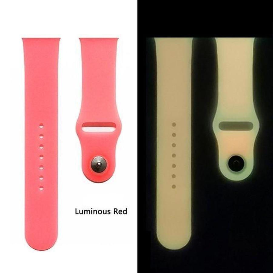 Glow In The Dark Apple Watch Fluorescence Band Luminous Red / 42mm | 44mm The Ambiguous Otter