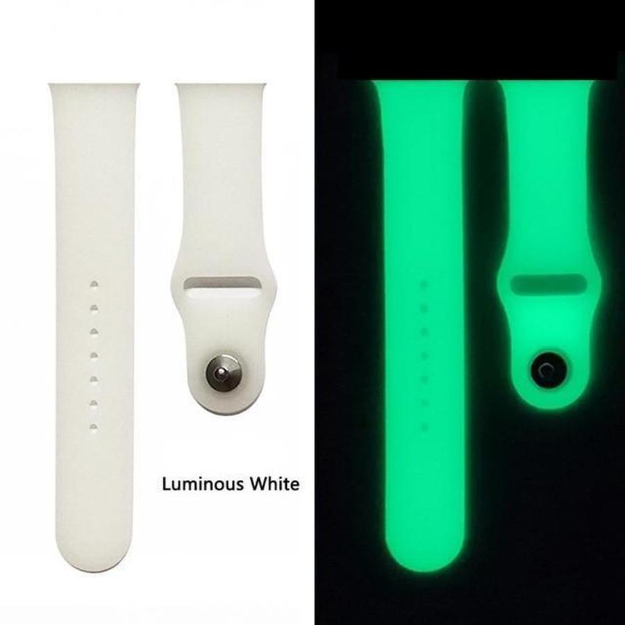 Glow In The Dark Apple Watch Fluorescence Band Luminous White / 38mm | 40mm The Ambiguous Otter