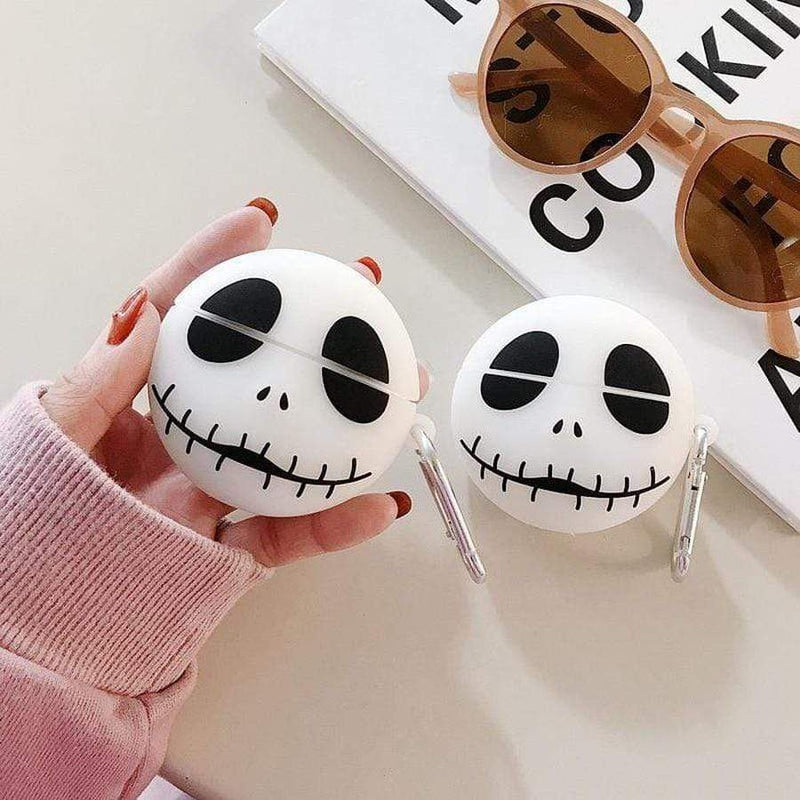 Glow In The Dark Skull AirPods Luminous Case The Ambiguous Otter