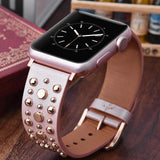 Golden Droplets Apple Watch Leather Band The Ambiguous Otter