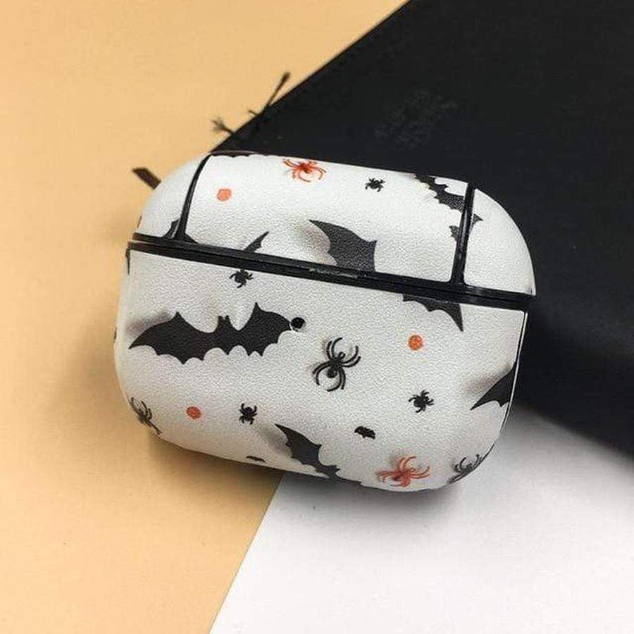 Halloween Vibe AirPods Leather Case Bats | AirPods Pro The Ambiguous Otter