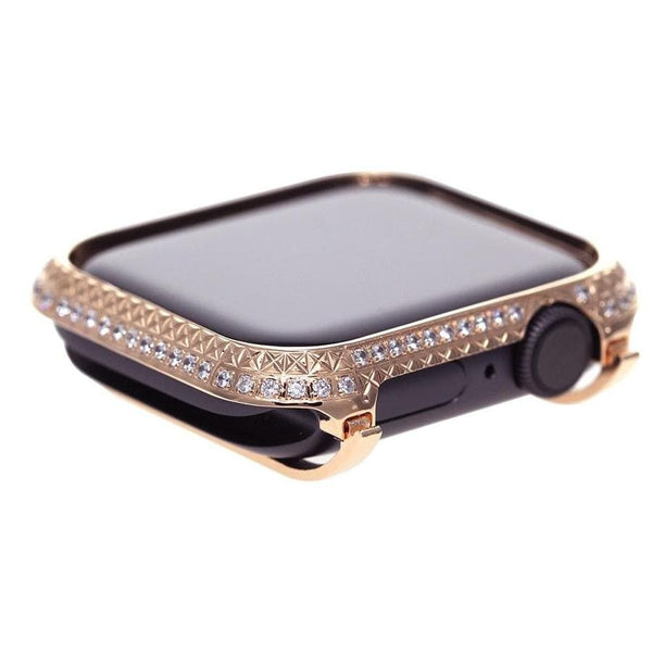 Hand Carved Rhinestone Encrusted Apple Watch Case The Ambiguous Otter
