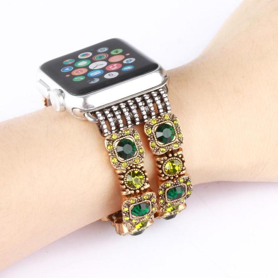 Handmade Crystal Stones Apple Watch Band The Ambiguous Otter