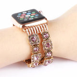 Handmade Crystal Stones Apple Watch Band The Ambiguous Otter