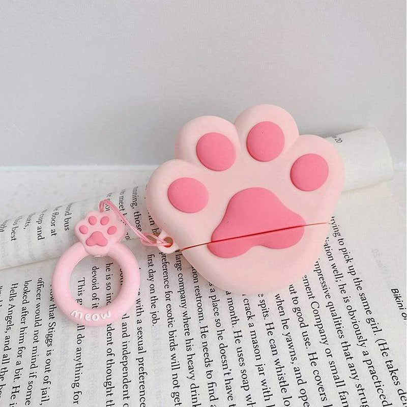 Kitten Paw AirPods Case pink paw The Ambiguous Otter