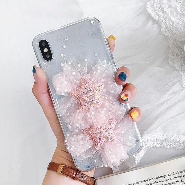 Lace x Fluffy Flower iPhone Case 1 / for iphone 6 The Ambiguous Otter