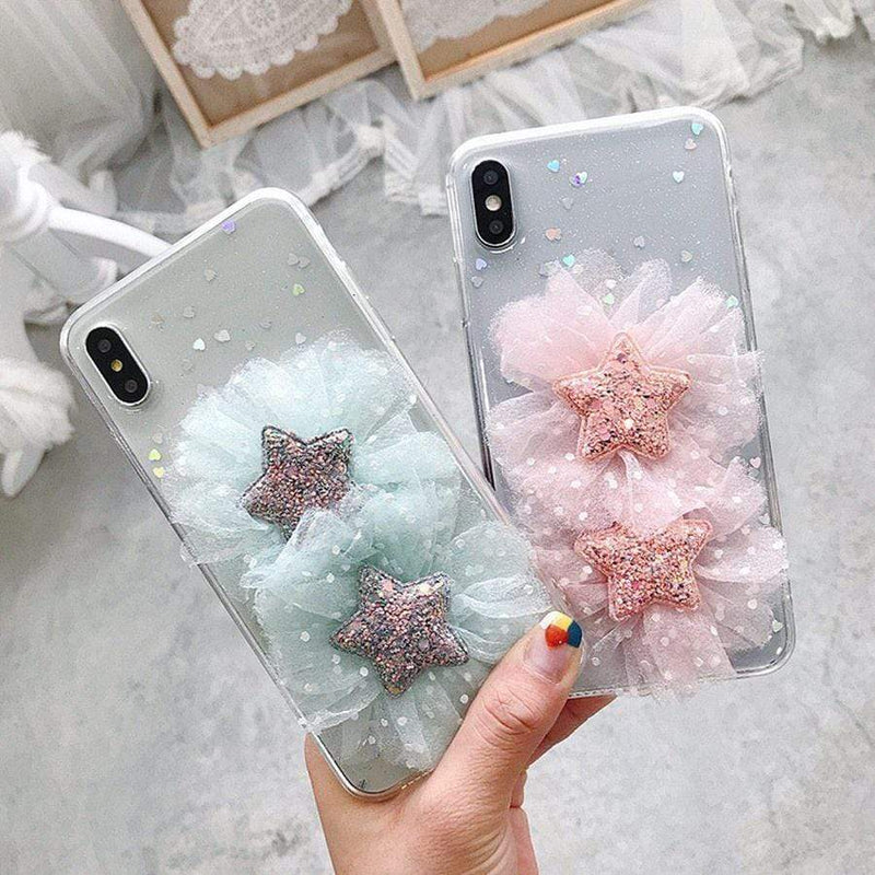 Lace x Fluffy Flower iPhone Case The Ambiguous Otter