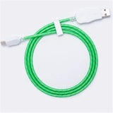 LED Glowing USB Charging Cable for iPhone & Samsung Green For Micro USB / 1m The Ambiguous Otter