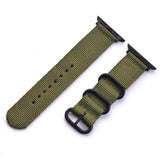 Lightweight Nylon Canvas Apple Watch Band Army green / For 38MM and 40MM The Ambiguous Otter