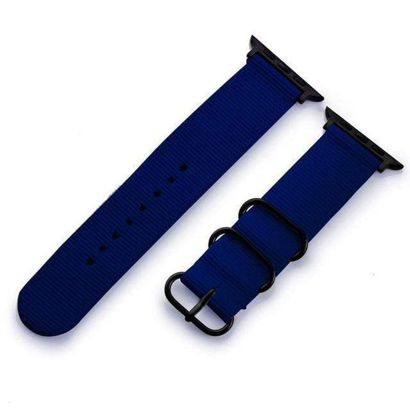 Lightweight Nylon Canvas Apple Watch Band Blue / For 38MM and 40MM The Ambiguous Otter