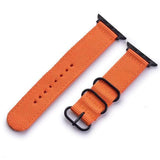 Lightweight Nylon Canvas Apple Watch Band orange / For 38MM and 40MM The Ambiguous Otter