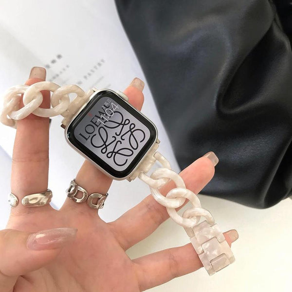 RACINGPREMIUM Sci tech ceramic watch ring Stretchy Apple Watch