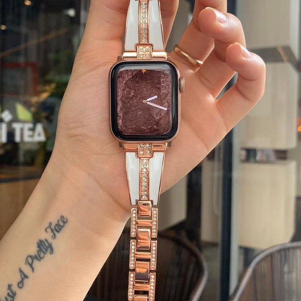 Apple watch band for rose gold face hot sale