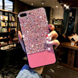 Luster Glitter Duo iPhone Case for iphone 7 / Pink The Ambiguous Otter