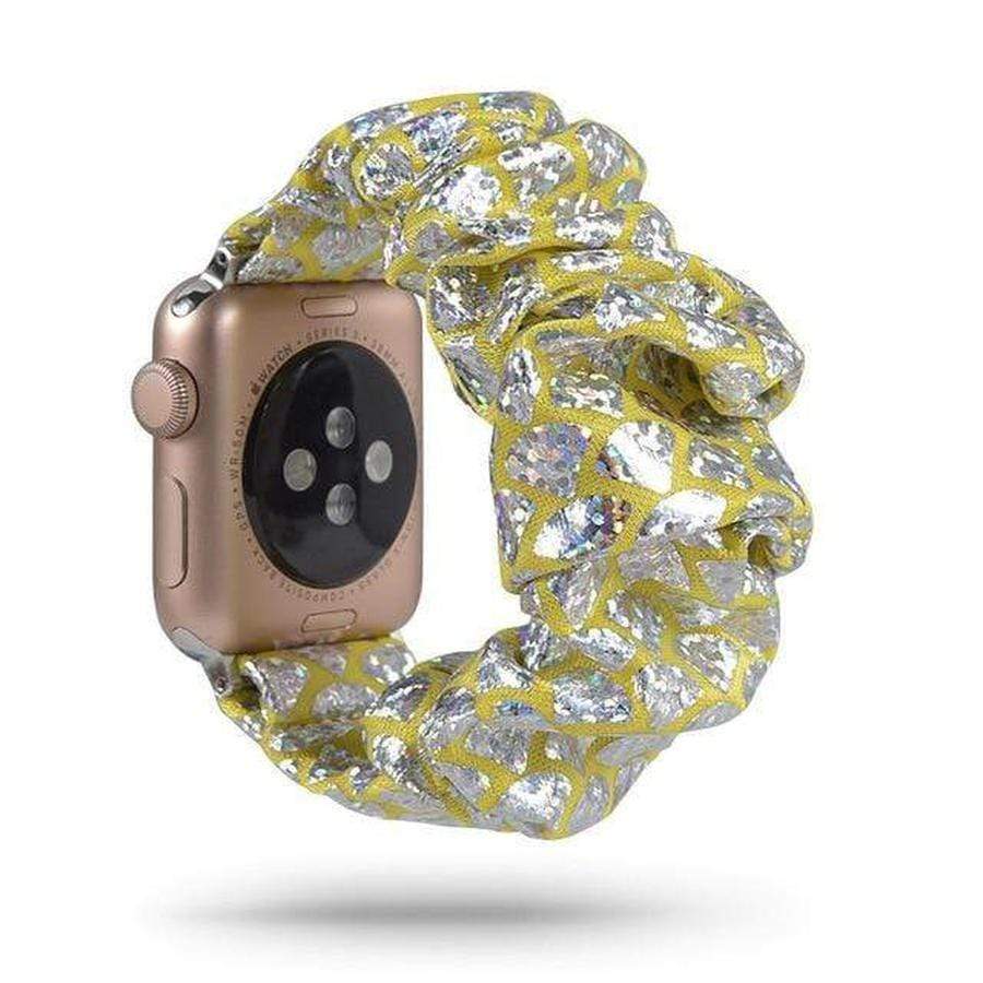 Lustrous Moon Apple Watch Scrunchie Band Peutari / 38mm The Ambiguous Otter