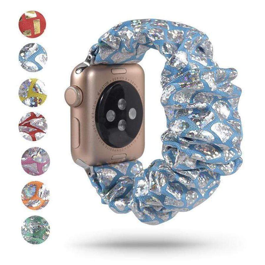2 in 1 Summer Chiffon Apple Watch Band + Hair Scrunchie – The Ambiguous  Otter