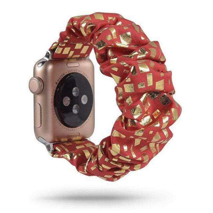 Scrunchie Apple Watch Band - Leopard Lover - The Salty Fox