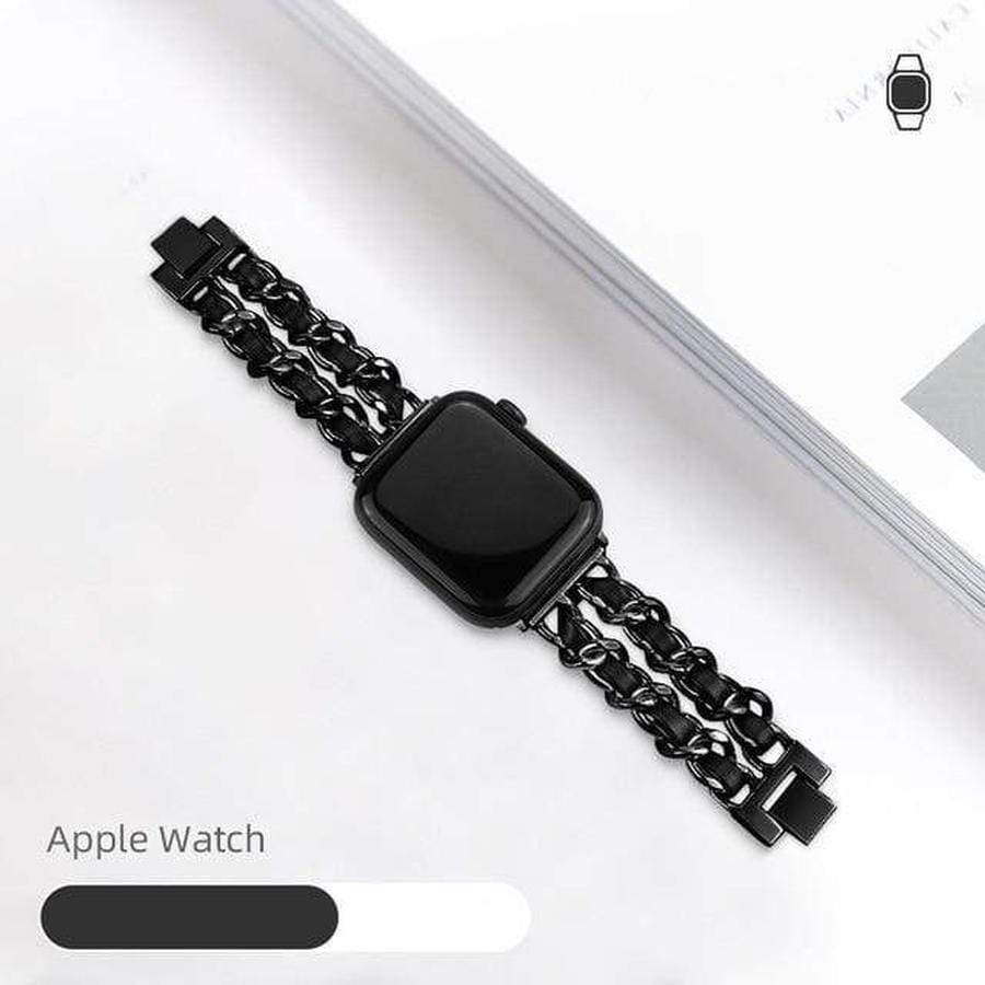 Lydiara Apple Watch Bracelet Band Black Black / 38mm | 40mm The Ambiguous Otter