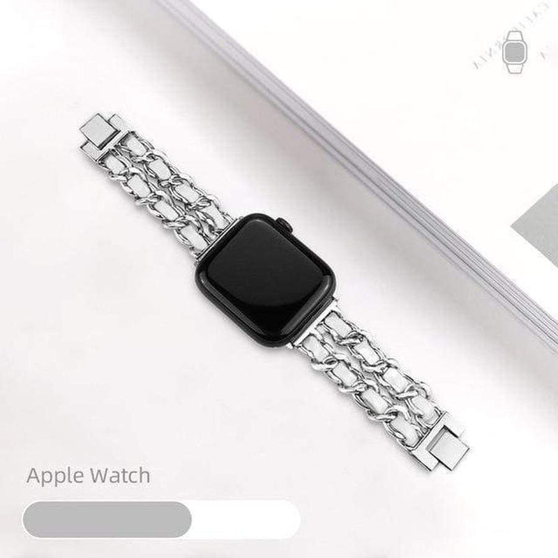 Lydiara Apple Watch Bracelet Band Silver White / 38mm | 40mm The Ambiguous Otter