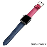 Maxen Apple Watch Genuine Leather Band Blue Powder / 38mm | 40mm The Ambiguous Otter