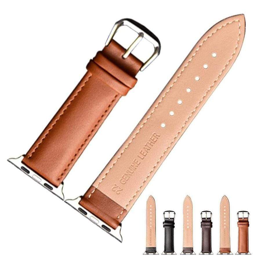 Maxen Apple Watch Genuine Leather Band The Ambiguous Otter