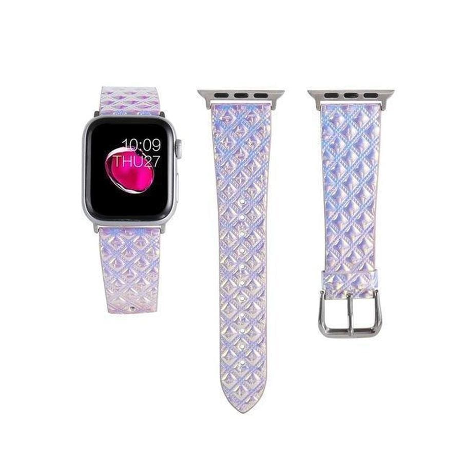 Mermaid Apple Watch Leather Band Purple / For 42mm and 44mm The Ambiguous Otter